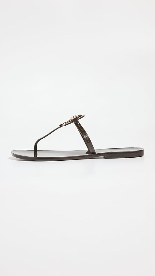 Tory Burch Women's Mini Miller Flat Thong Sandals, Coco/Gold